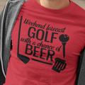 Men's Weekend Golf Forcast T-Shirt