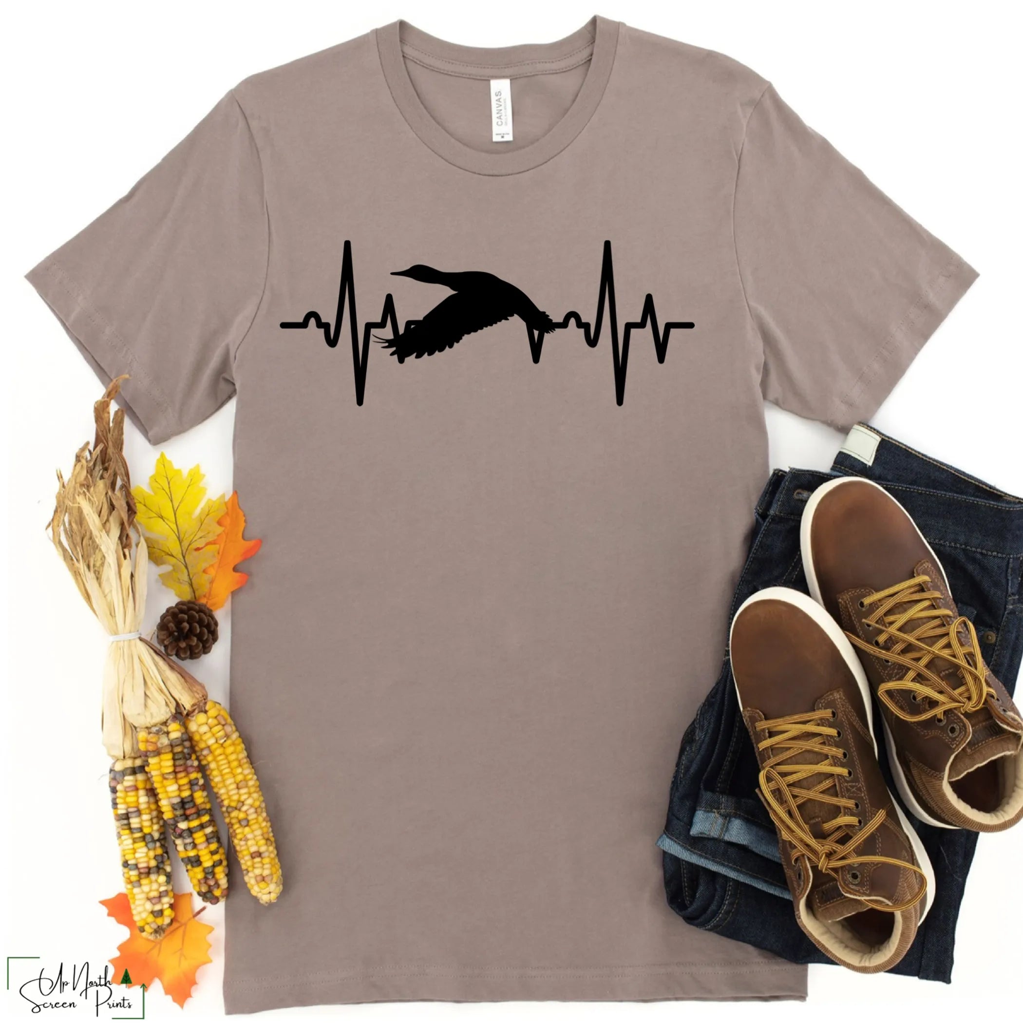 Men's Duck's Heart Beat T-Shirt