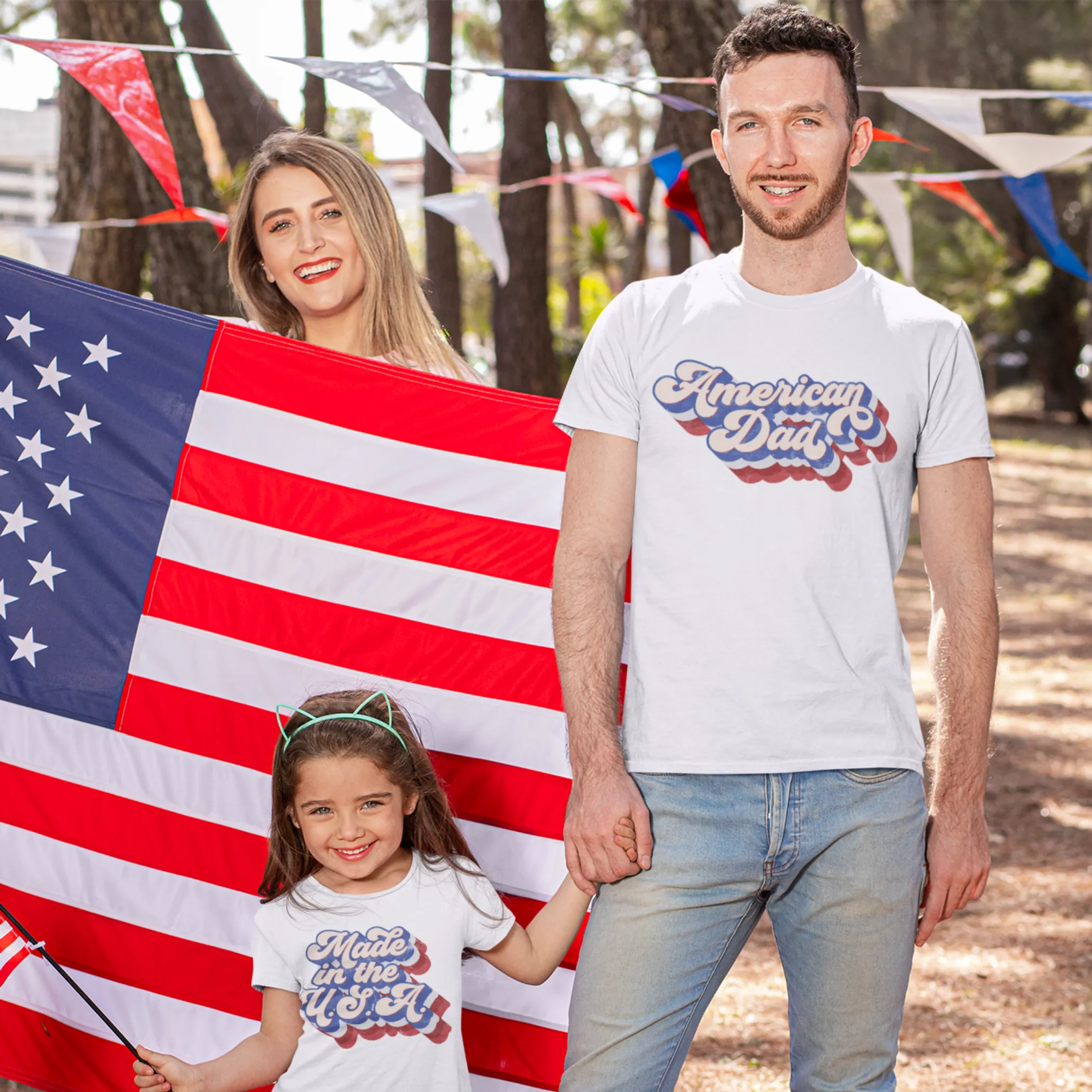 Men's Retro American Dad T-Shirt
