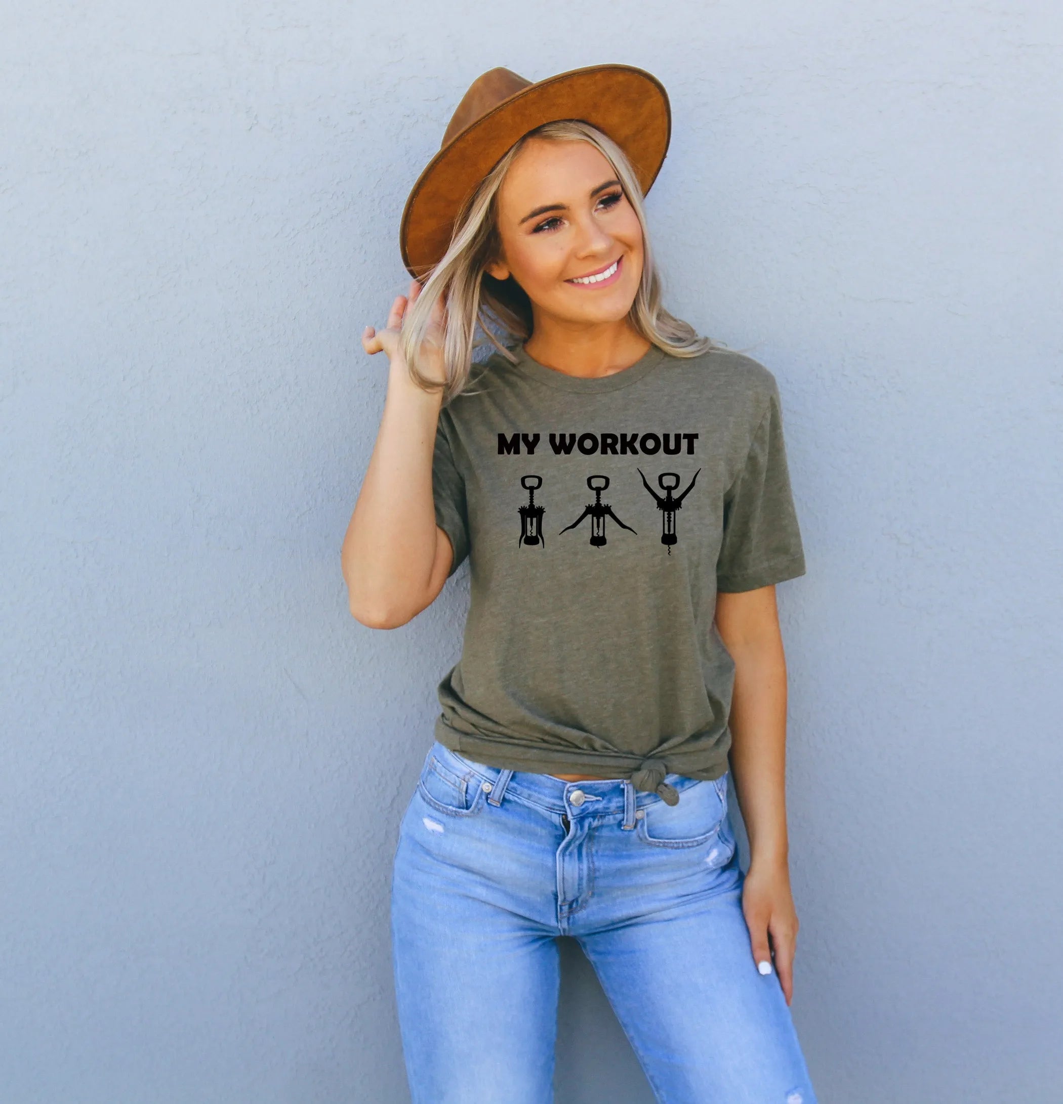 My Workout- Wine Shirt