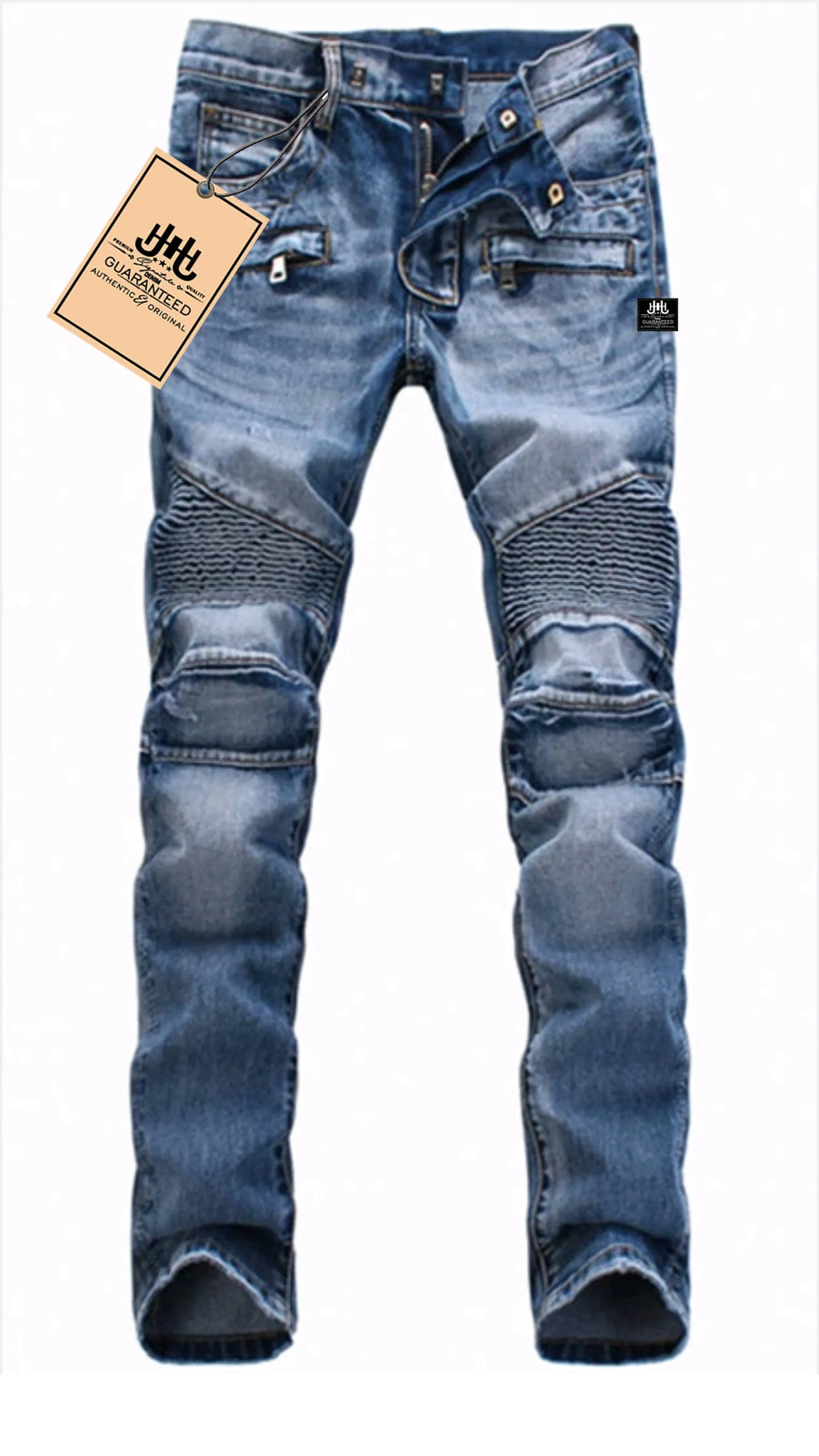 Skinny Stretchy Distressed Jeans Casual Slim Denim