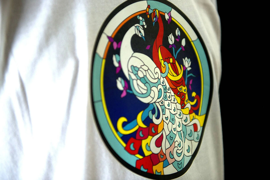 Men's VaVichi Stain Glass Ringer Tee