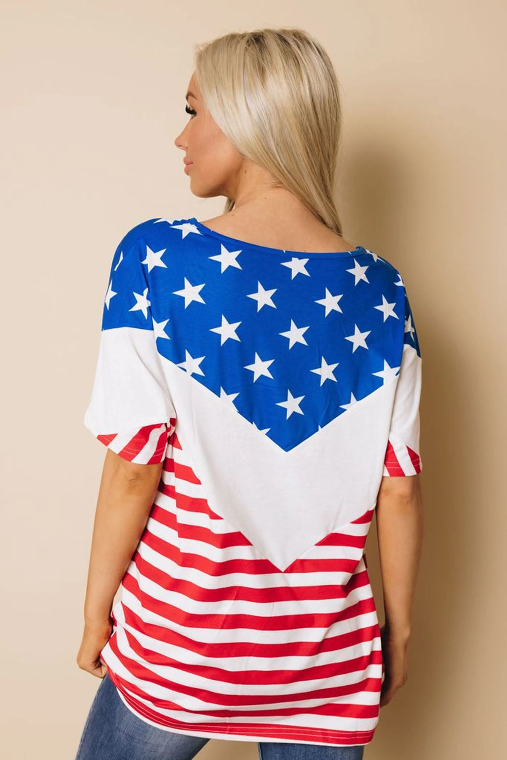 Flag Pattern Tee