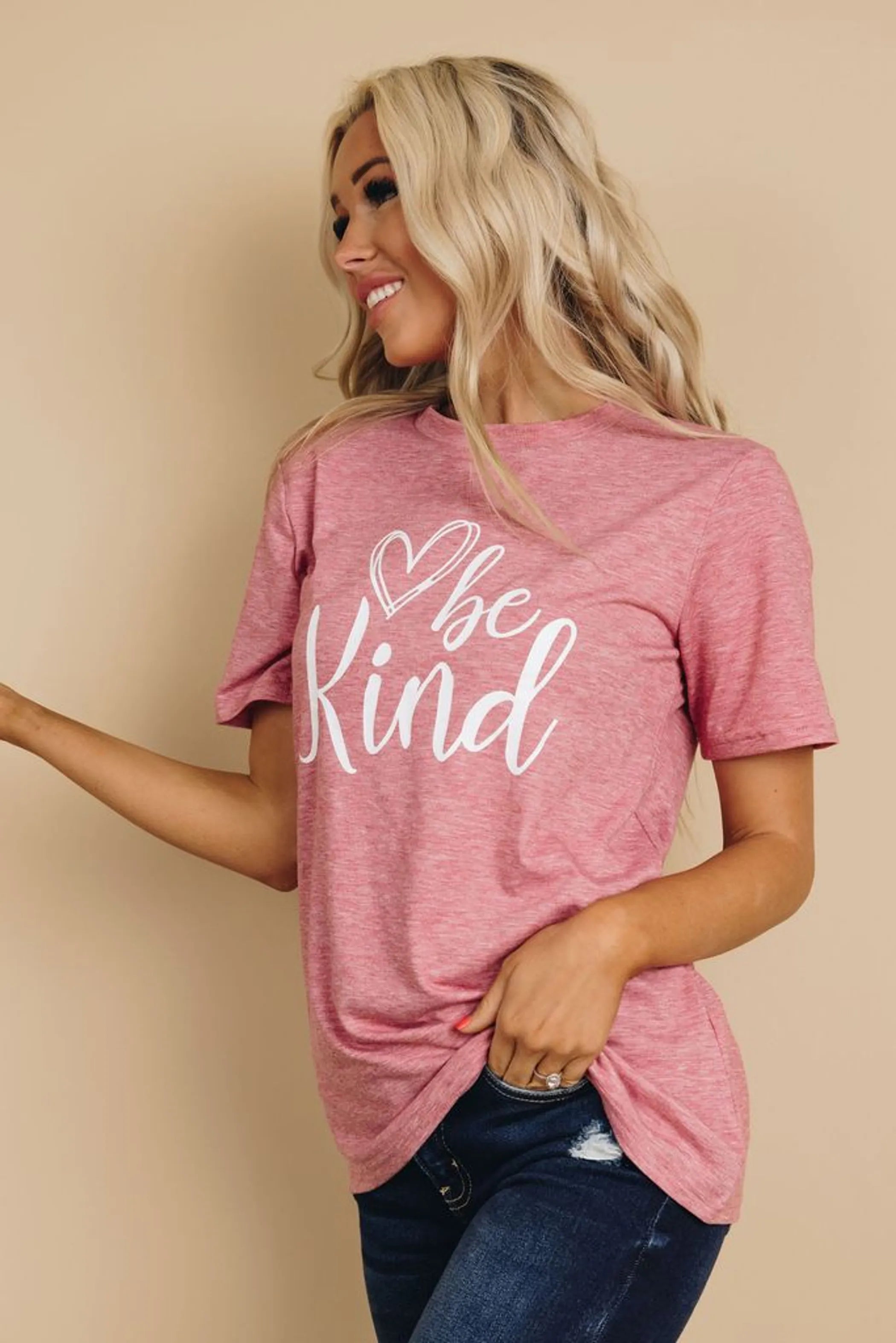 Be Kind + Heart T-Shirt