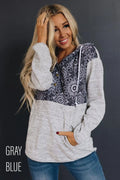 Tina Tribal Pocket Hoodie