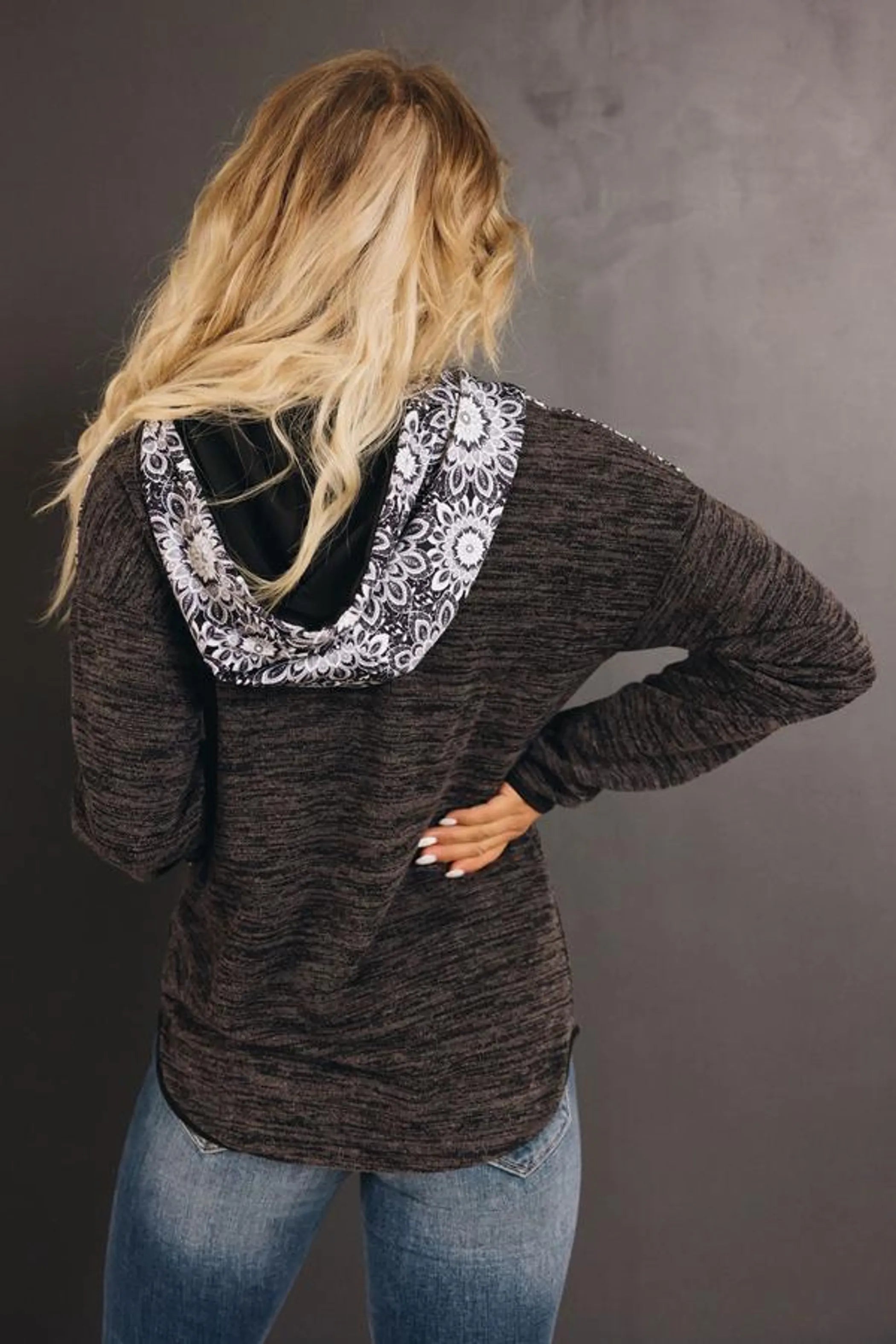 Tina Tribal Pocket Hoodie