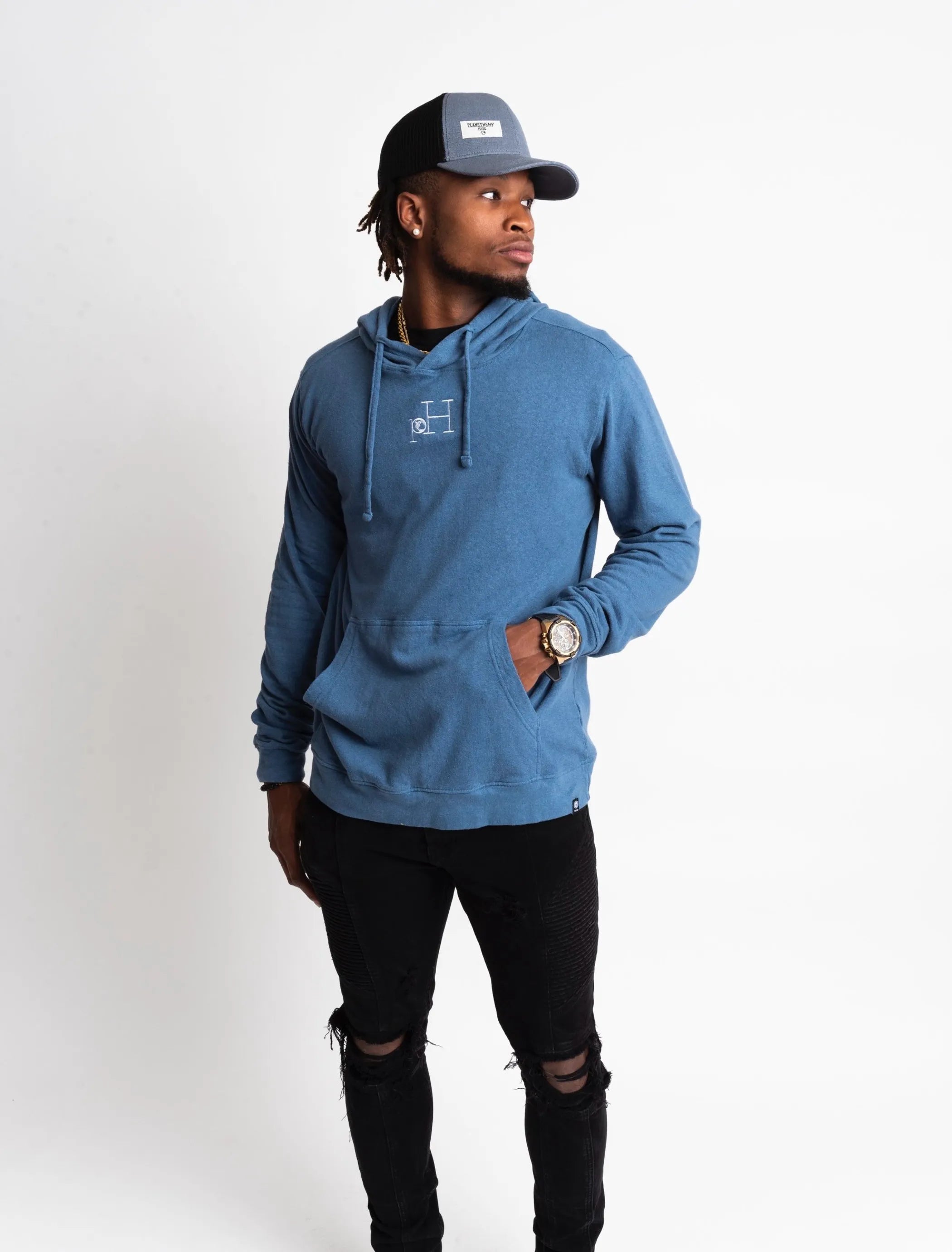 22 pH Embroidered Hoodie - Pack Of: 1